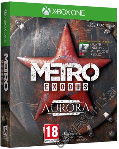 XB1 METRO EXODUS Limited Aurora Edition XBOX ONE OYUN