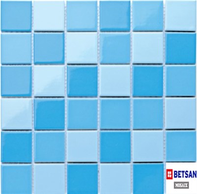 BETSAN PORSELEN MOZAİK P54 MİX 5x5 cm BEYAZ