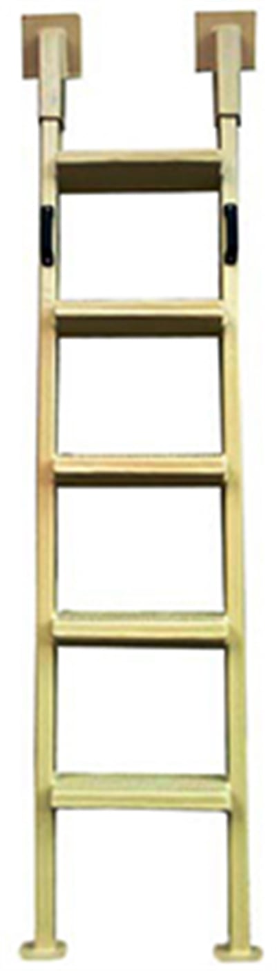 POLYESTER MAKİNE DAİRESİ MERDİVENİ 150 cm 4 BASAMAK