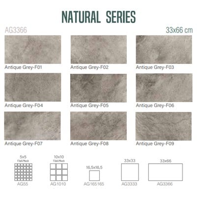 SERAPOOL NATURAL SERİ ANTİQUE GREY