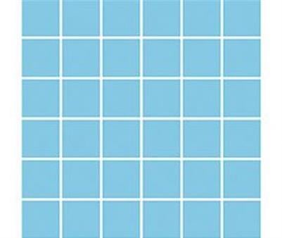 PORSELEN KAYMAZ  MOZAİK 5x5 cm AÇIK MAVİ