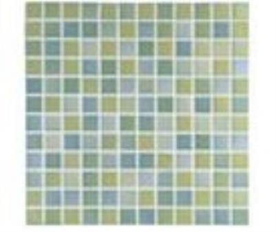 VERSİCOLOR MOZAİK 2.5x2.5 cm SARI-YEŞİL