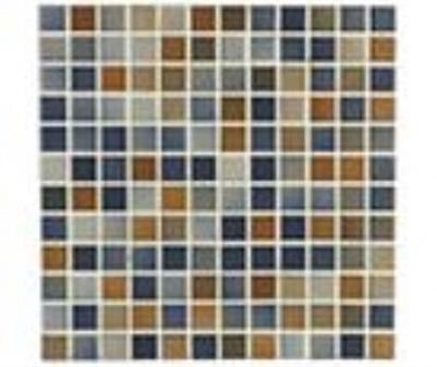 VERSİCOLOR MOZAİK 2.5x2.5 cm HARDAL-LACİVERT