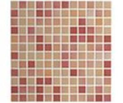 VERSİCOLOR MOZAİK 2.5x2.5 cm KIRMIZI-TURUNCU