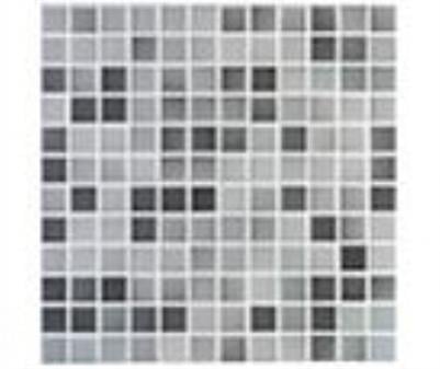 VERSİCOLOR MOZAİK 2.5x2.5 cm SİYAH-GRİ