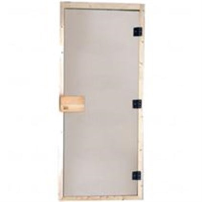 SAUNA KAPISI SEKURİT CAM AHŞAP KASA 185x80x5 cm FINTECH