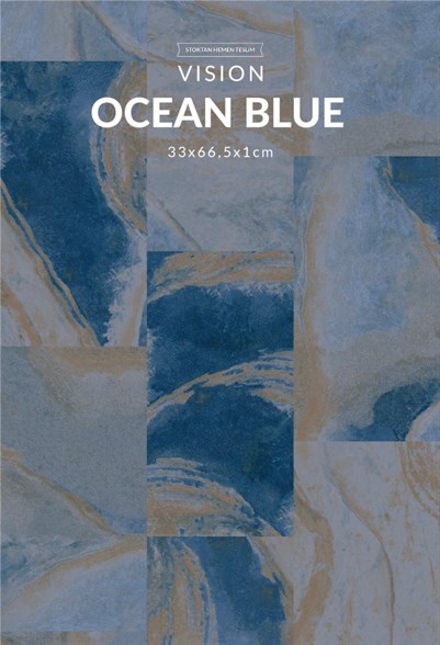 BETSAN VİSİON SERİ OCEAN BLUE 33x66cm