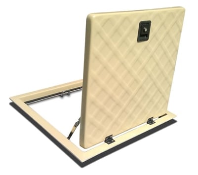 POLYESTER DEPO KAPAĞI BETONA GEÇME 90x90 cm