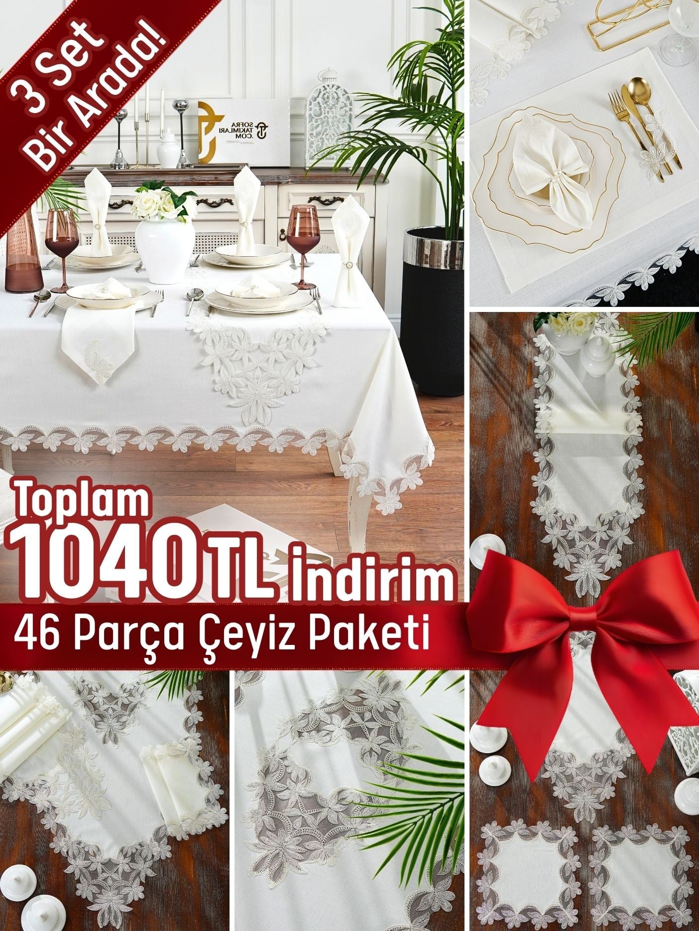 Dina Model Lüx Avantajlı Çeyiz Seti