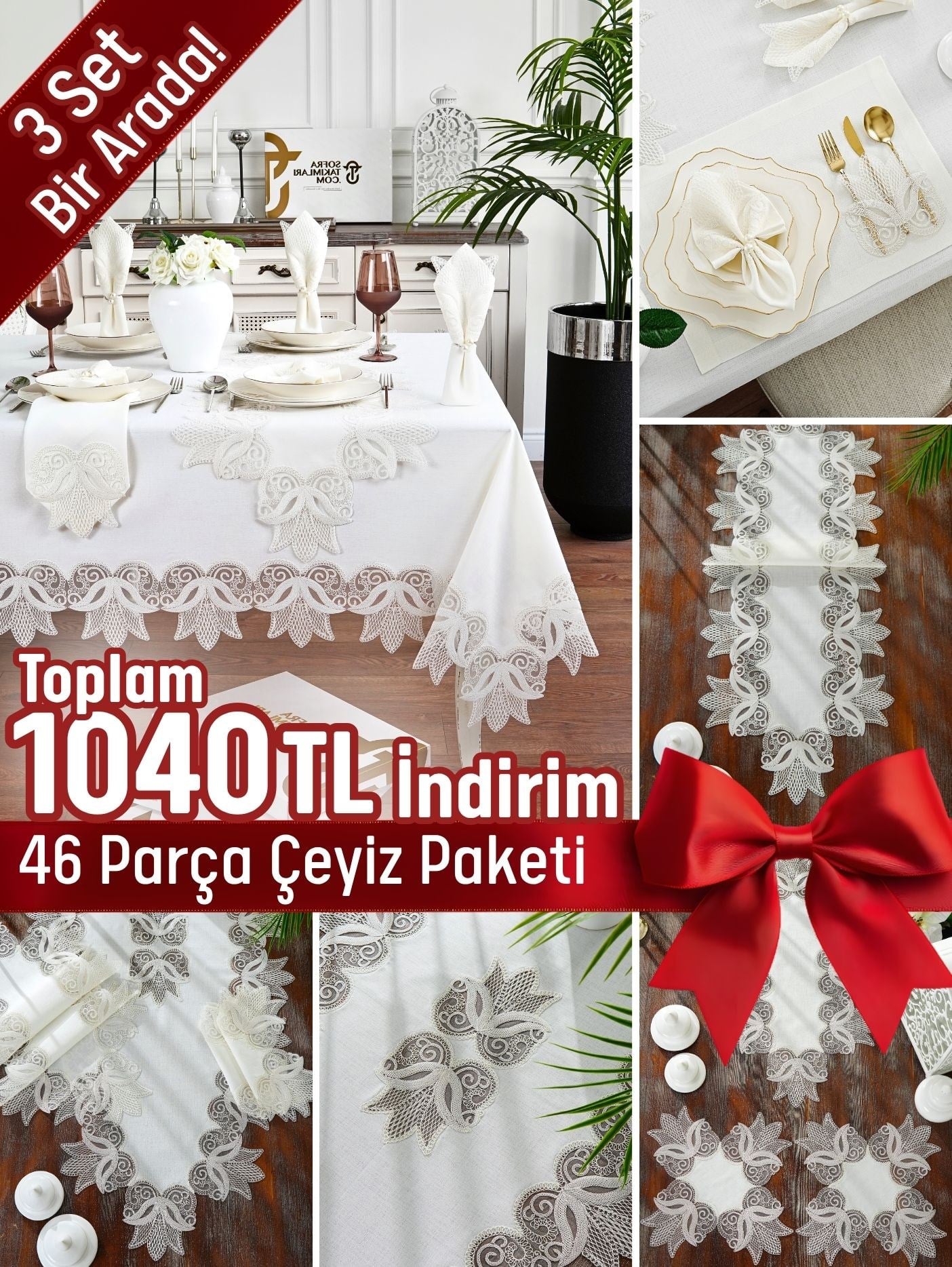 Lale Model Lüx Avantajlı Çeyiz Seti