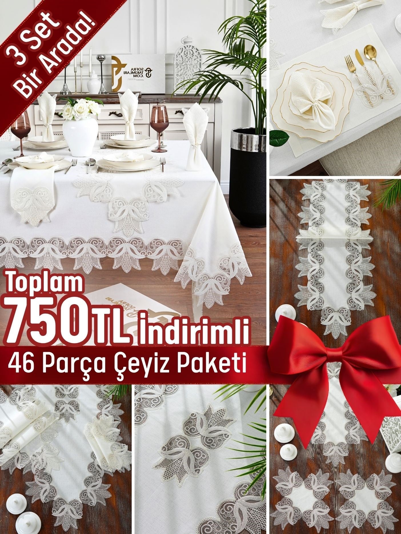 Lale Model Lüx Avantajlı Çeyiz Seti