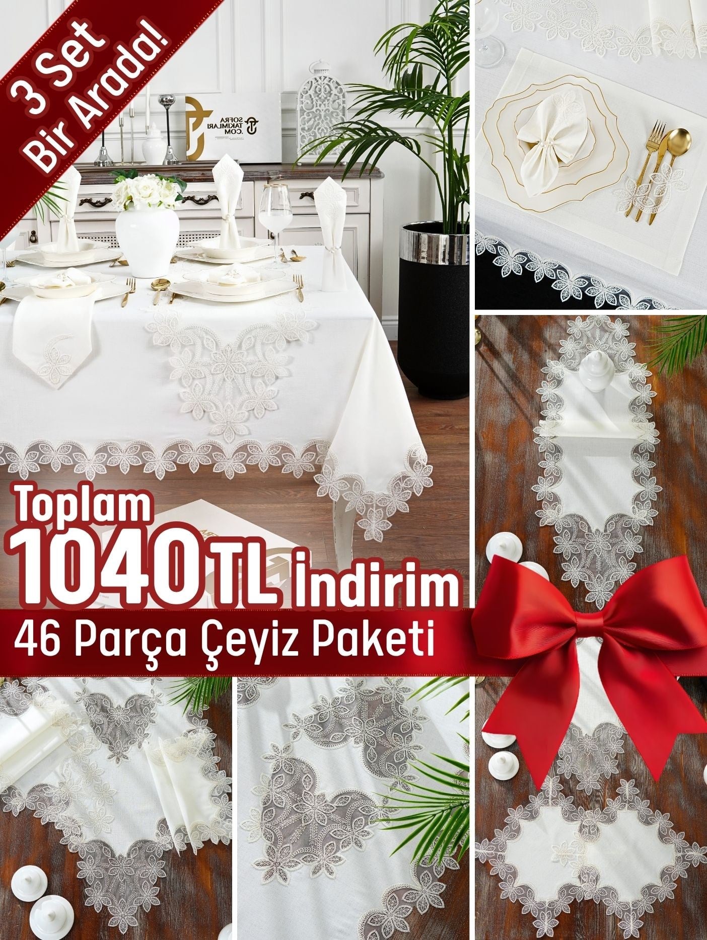 Manolya Model Lüx Avantajlı Çeyiz Seti