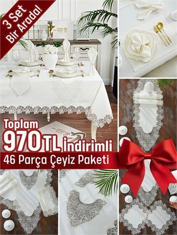 Açelya Model Lüx Avantajlı Çeyiz Seti
