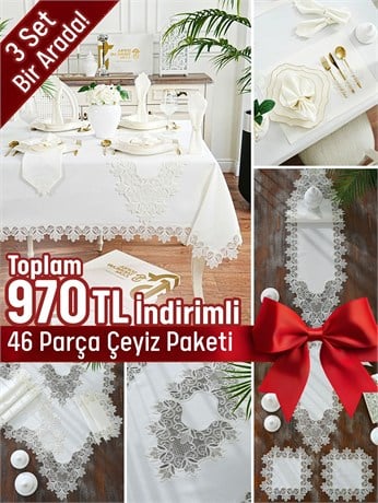 Fulya Model Lüx Avantajlı Çeyiz Seti