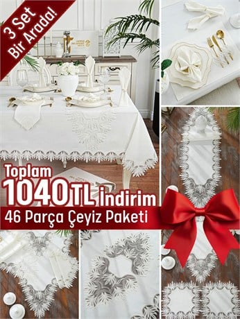 Hanzade Model Lüx Avantajlı Çeyiz Seti