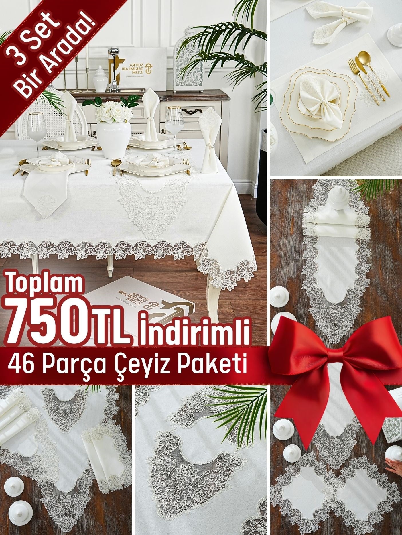 Açelya Model Lüx Avantajlı Çeyiz Seti