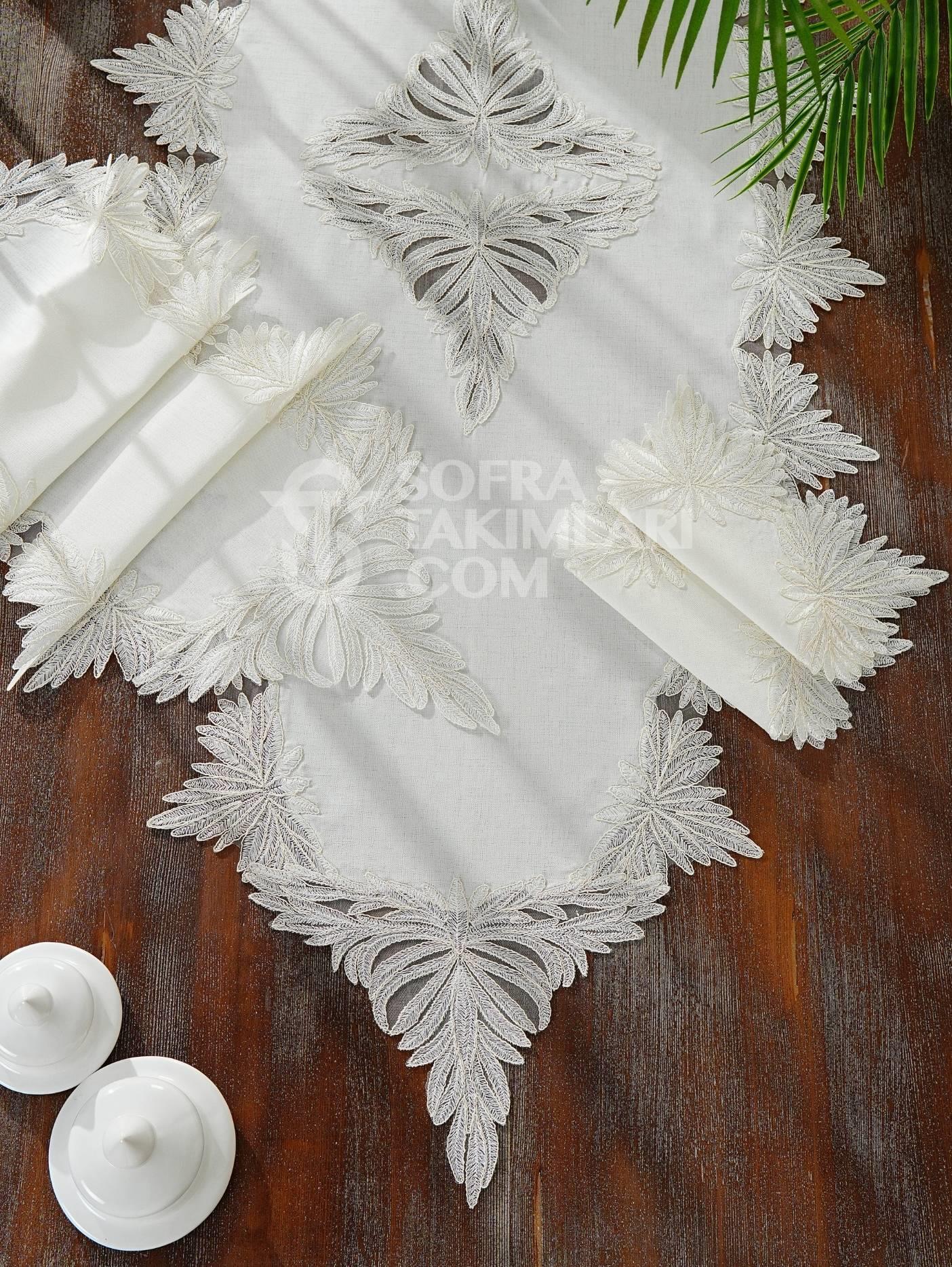 Didem Model 5 Parça Salon Örtü Takımı