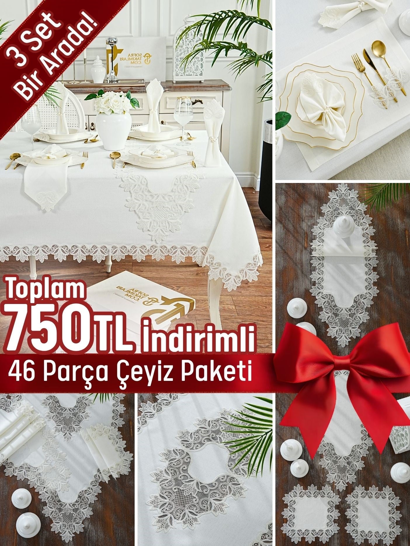 Fulya Model Lüx Avantajlı Çeyiz Seti