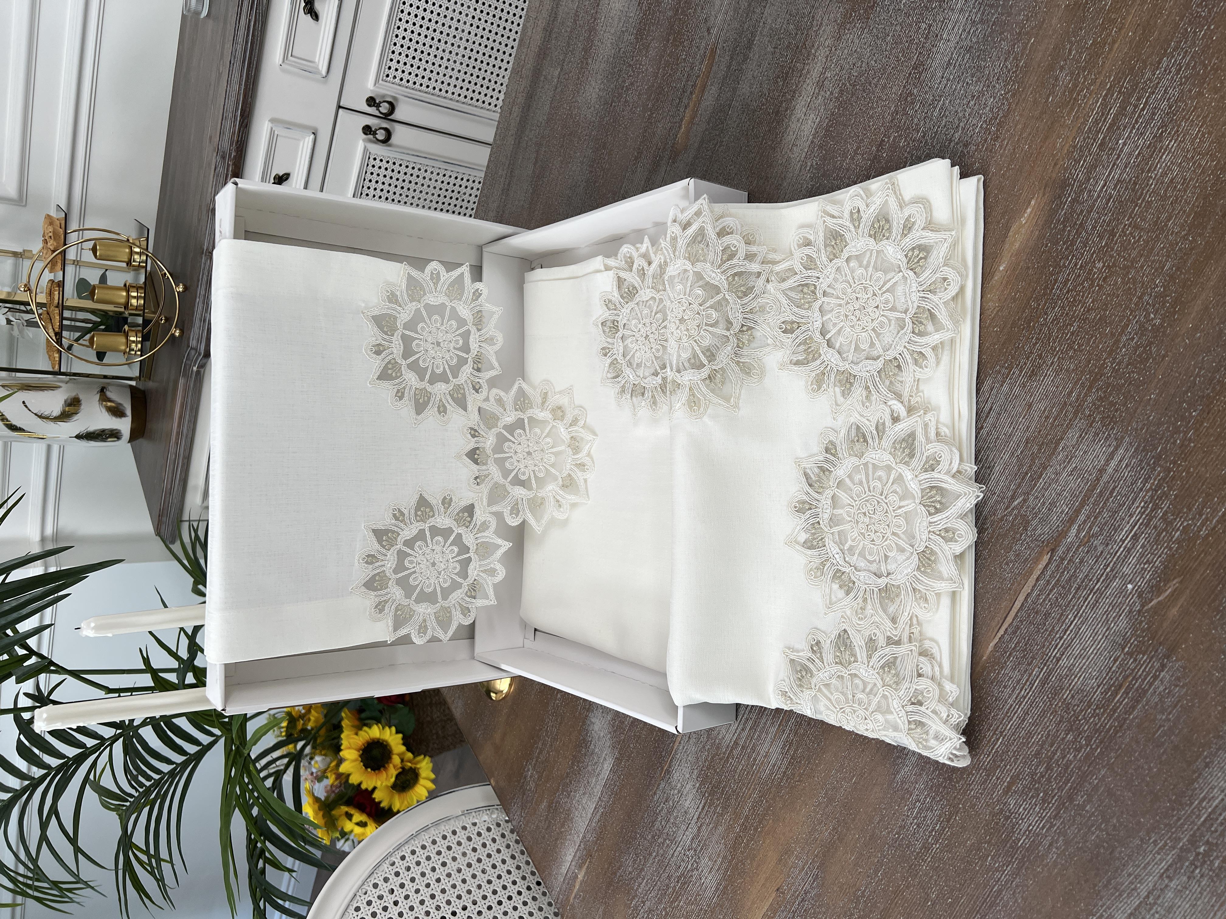 Güneş Model Eko Masa Örtüsü ve Runner Seti - ST160