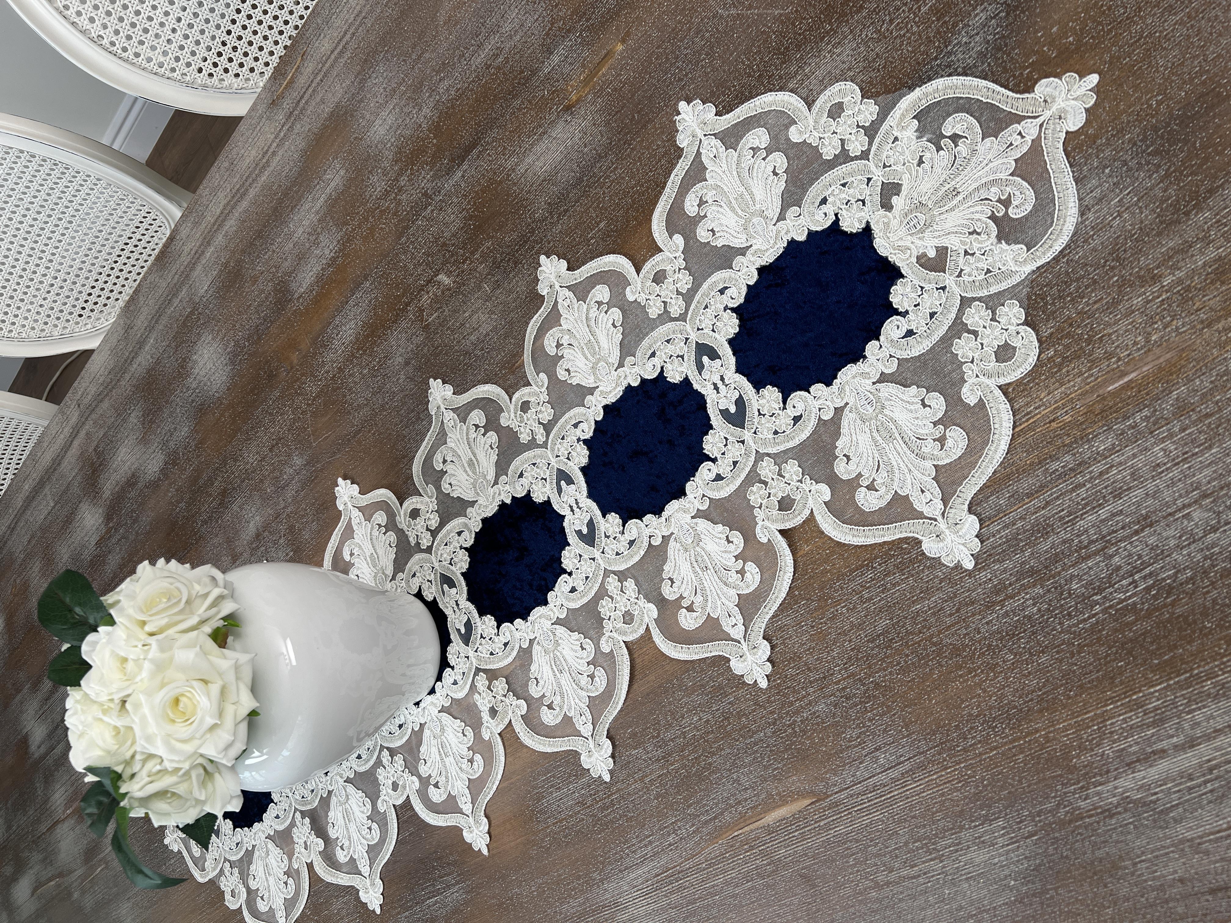 Kadife Konsol Runner- ST113