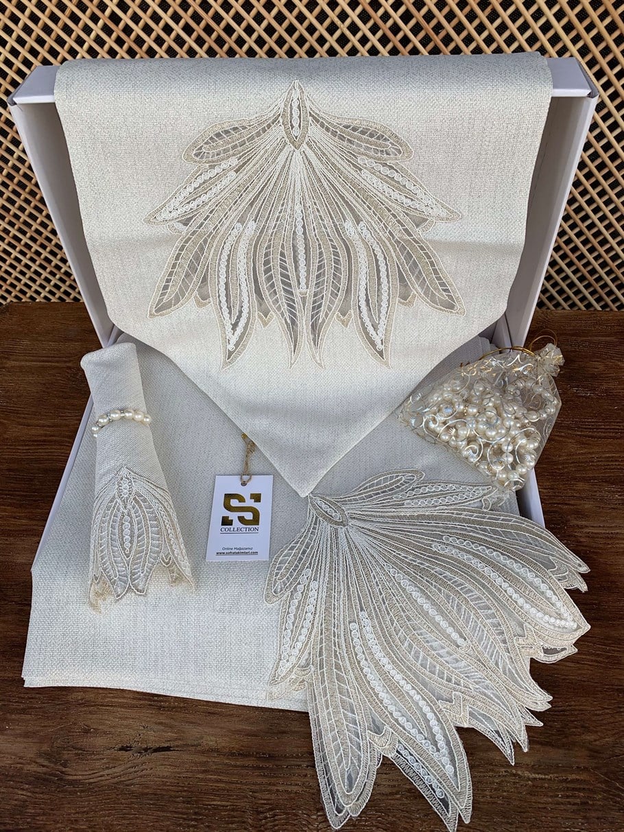 Kaktüs Eko Masa Örtüsü Takımı 26 Parça