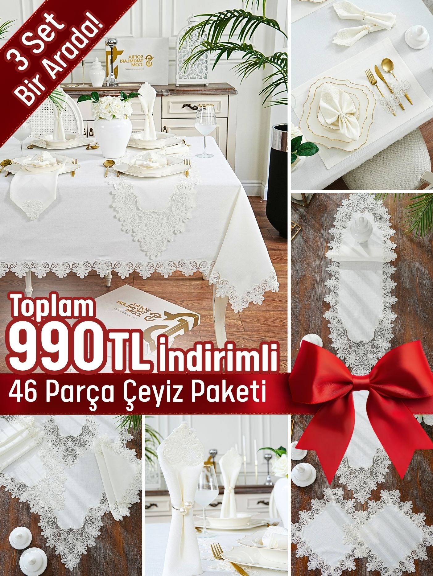 Lavanta Model Lüx Avantajlı Çeyiz Seti
