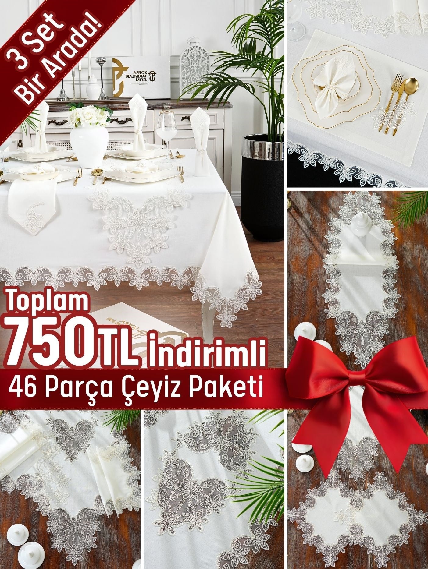 Manolya Model Lüx Avantajlı Çeyiz Seti