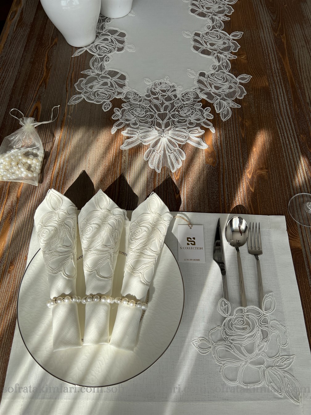 Rose Model Peçeteli Amerikan Servisi