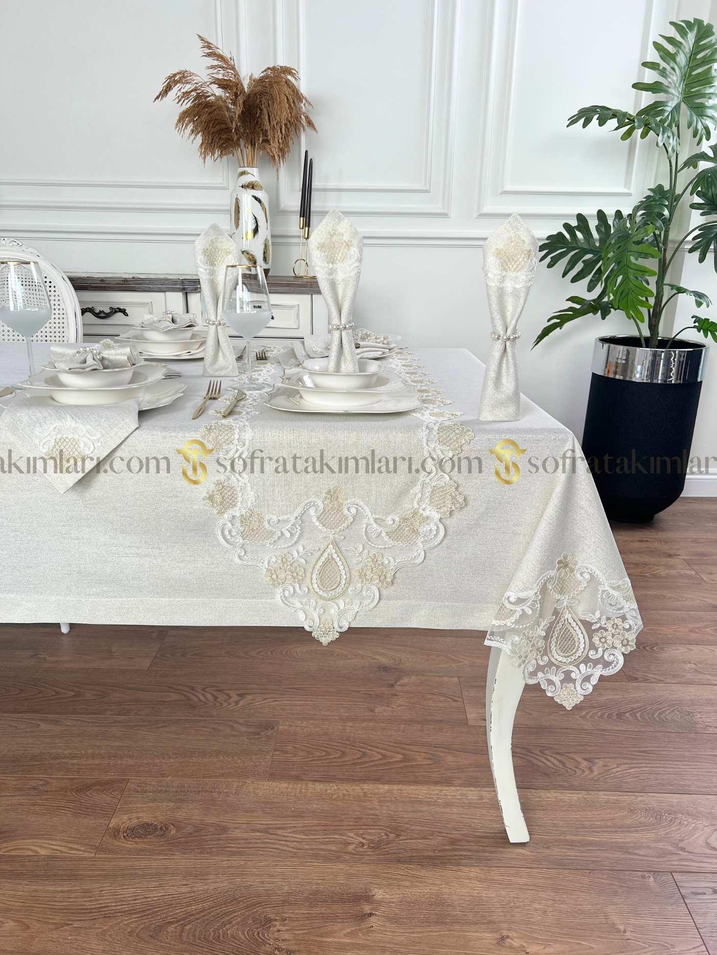 Safir Eko Masa Örtüsü Takımı 26 Parça