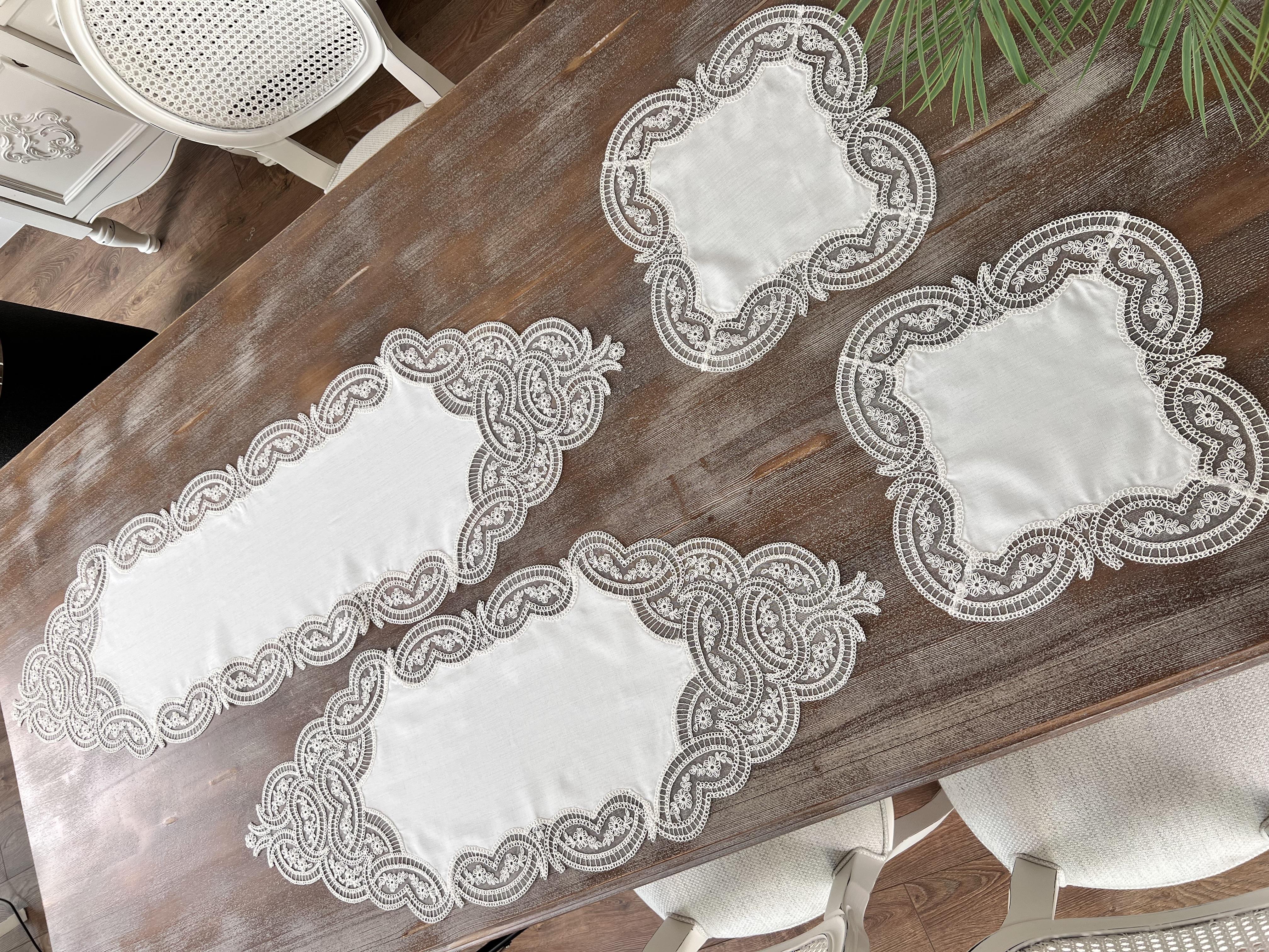 Salon Örtü Takımı - 4 Parça - ST170 YST y9