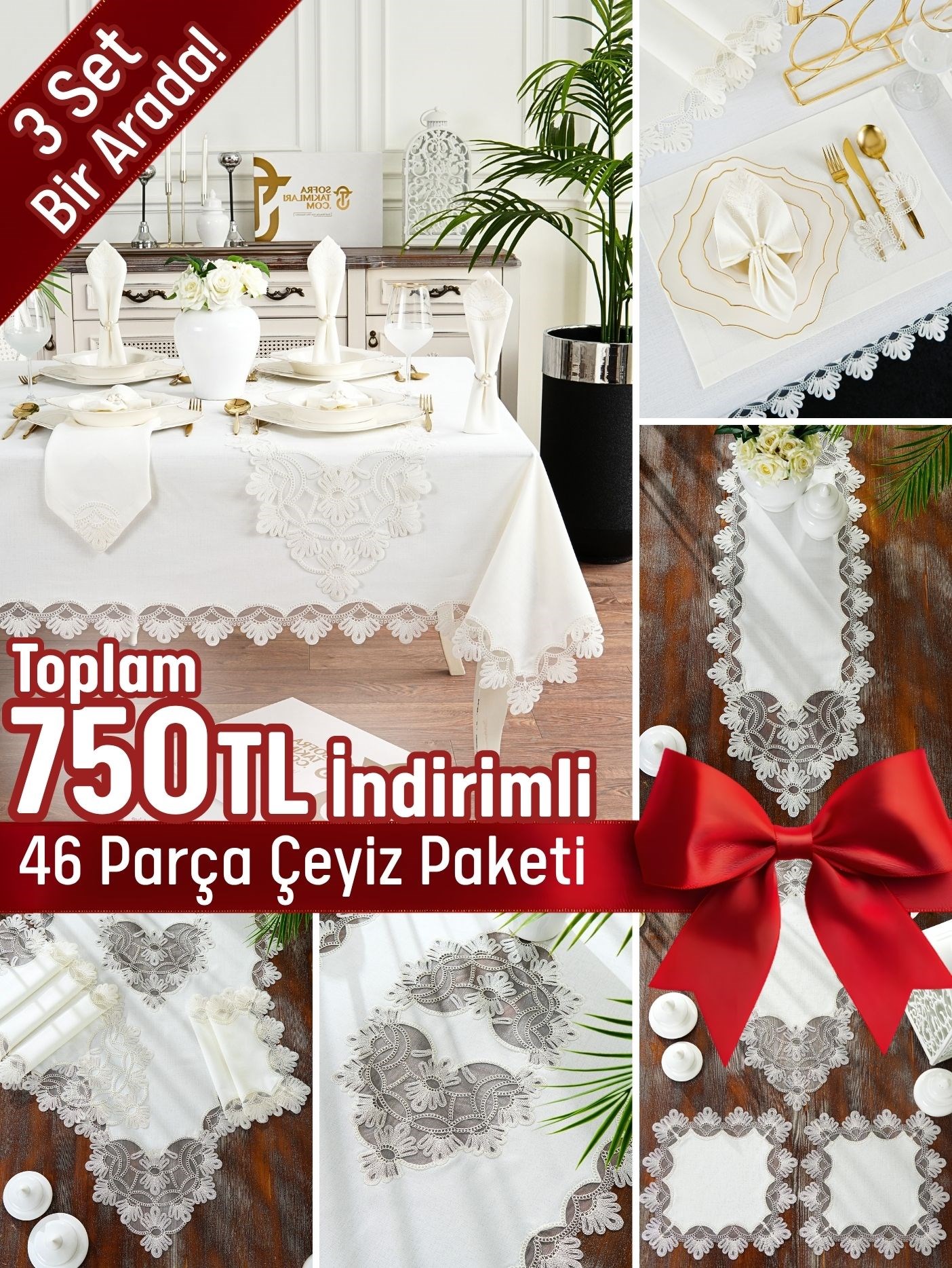 Sofia Model Lüx Avantajlı Çeyiz Seti