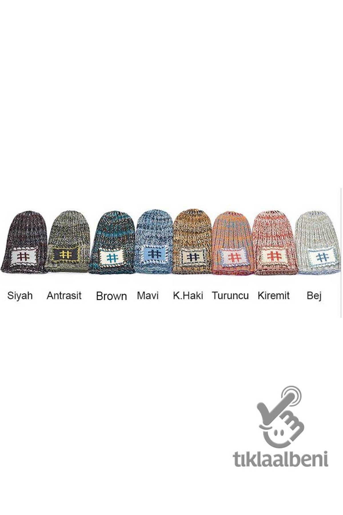 Unisex Hastag Çift Katlı Bere- Fonem 12093