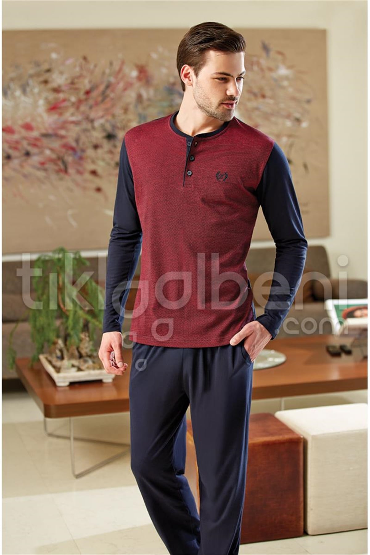 Eros ESE 2040  O Patlı Pijama Takımı