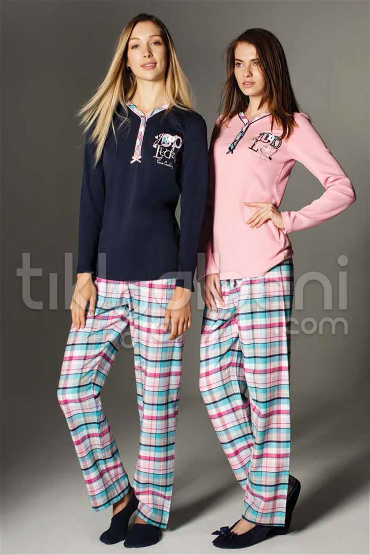 Pierre Cardin 3045 Bayan Patlı Pijama Takım