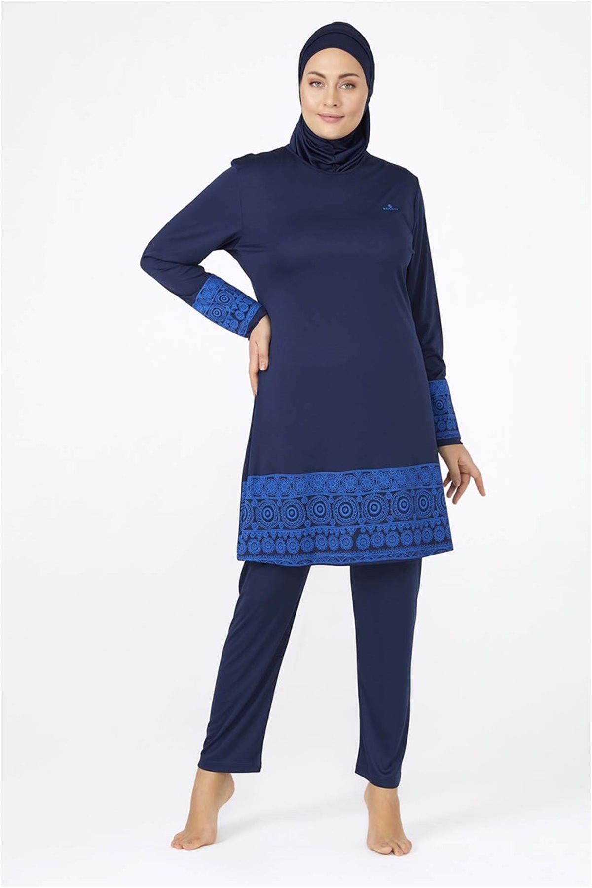 3XL, 4XL, 5XL, 6XL Büyük Beden Tam Kapalı Tesettür Mayo T0809
