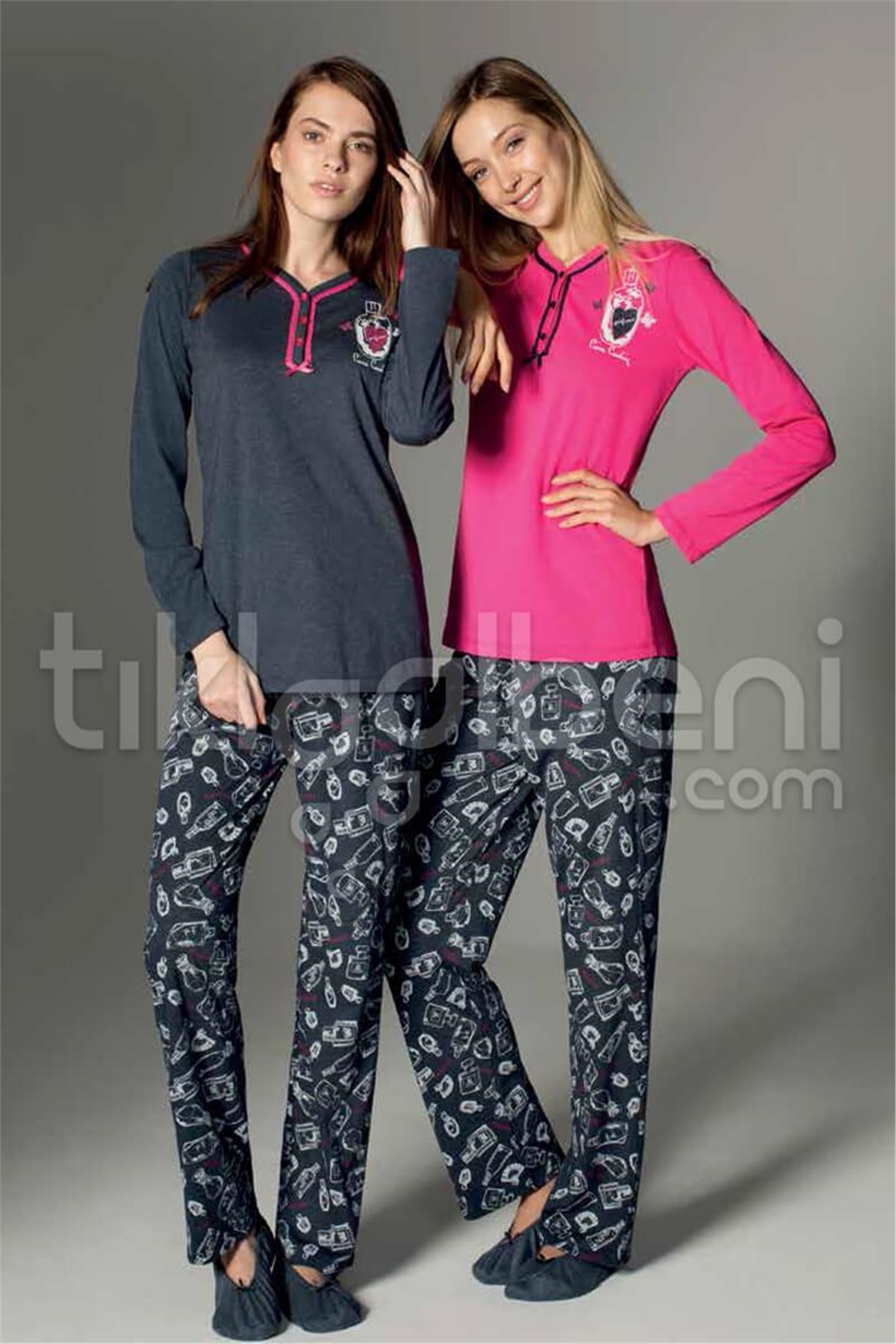 Pierre Cardin 3018 Bayan Patlı Pijama Takım