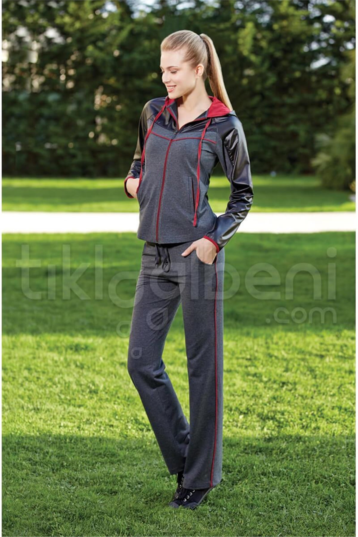 Eros ESK 2802 Kapüşonlu Eşofman Takımı