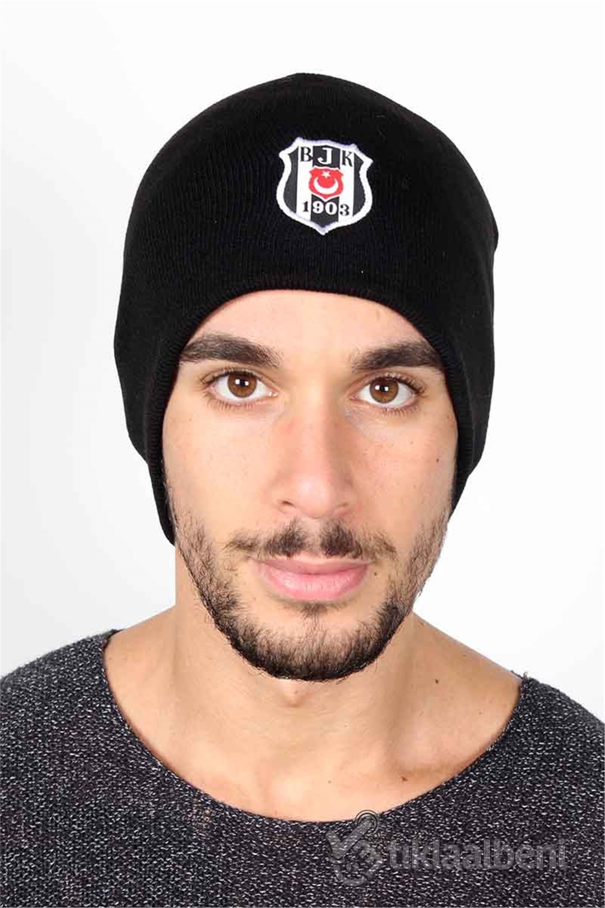 Baskılı Erkek Taraftar Bere YB702  