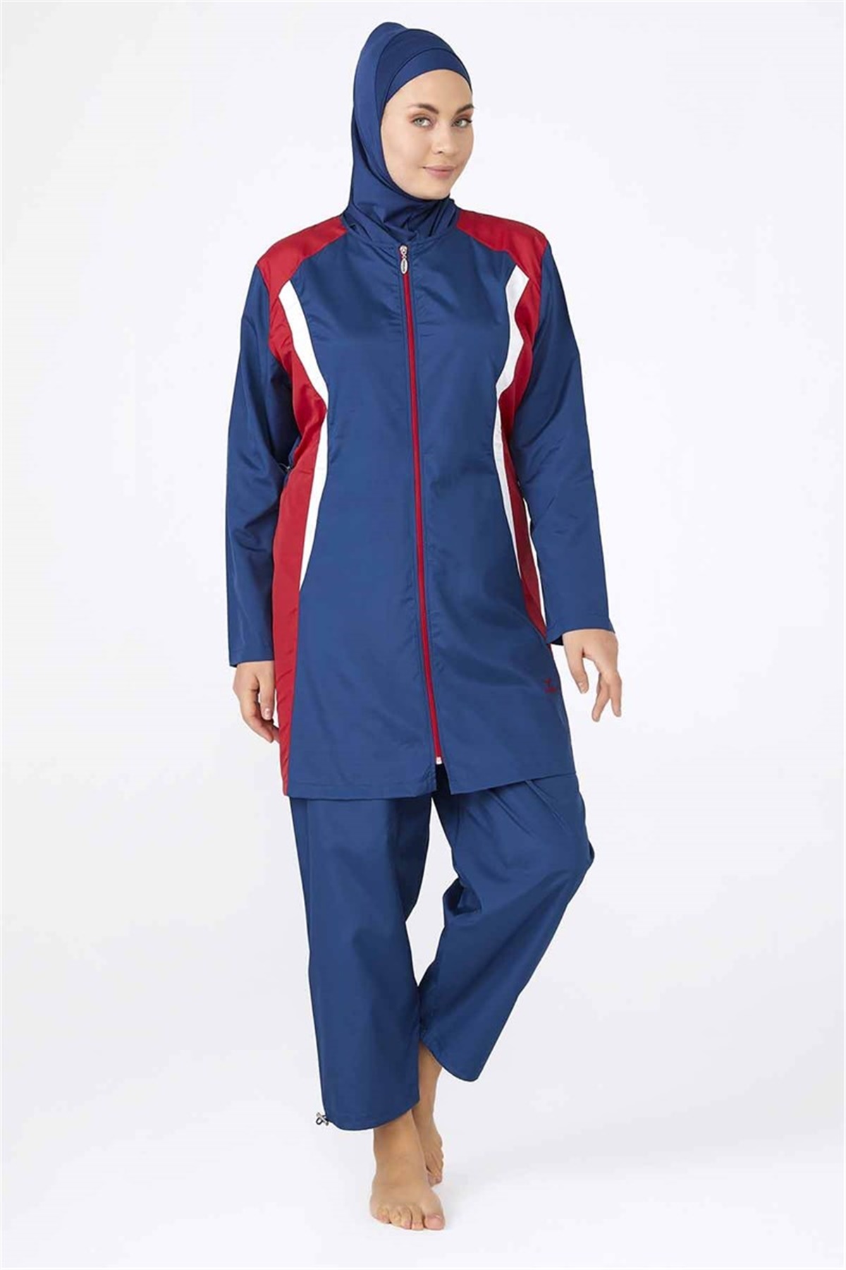 Battal Beden Tam Kapalı Tesettür Mayo T0435