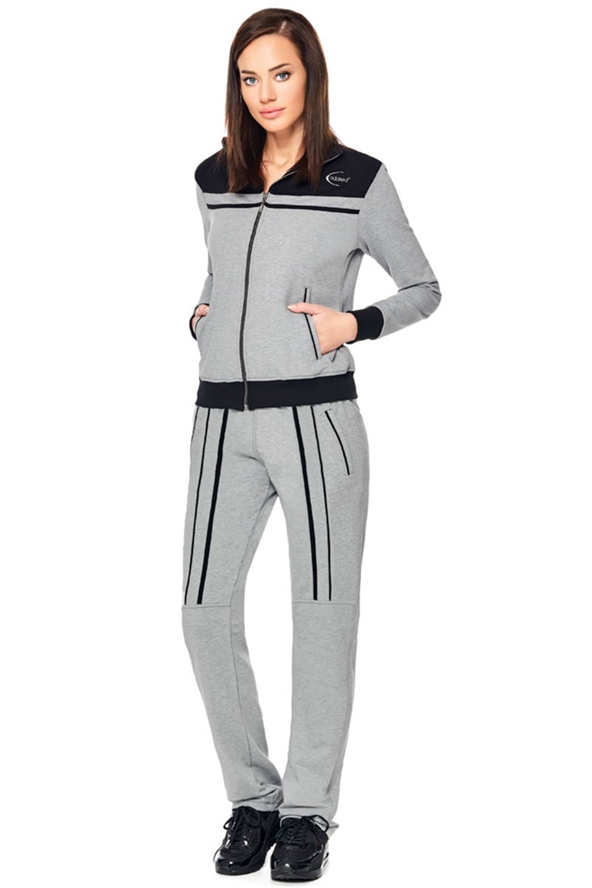 Bayan Eşofman Takımı ADS-1115 Gri