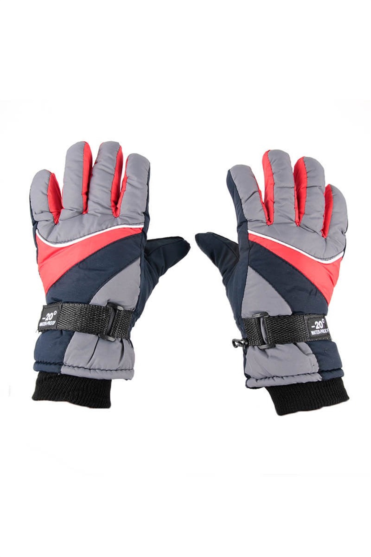 Bayan Kar Eldiveni, Suya Dayanıklı Kar Eldiveni KR-507 - Gri