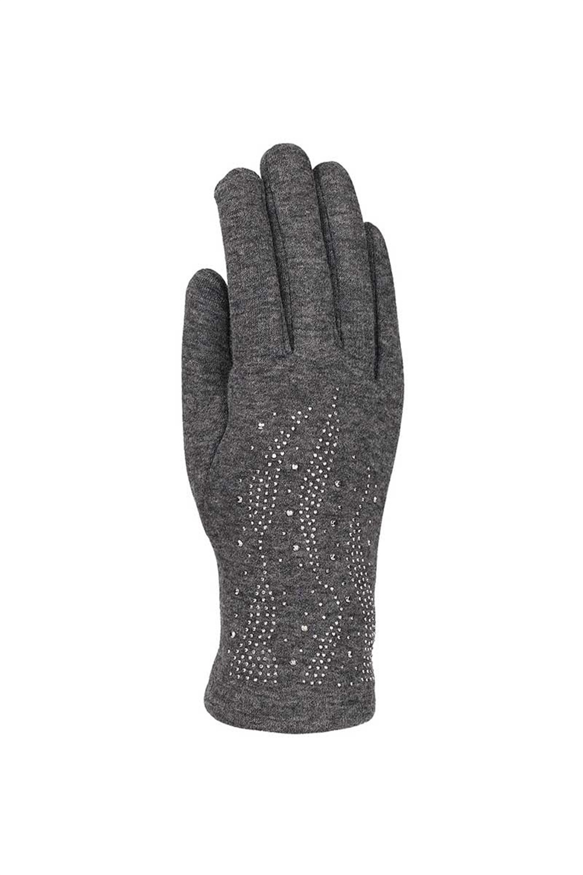 Bayan Taşlı Eldiven 82101-9 - Antrasit