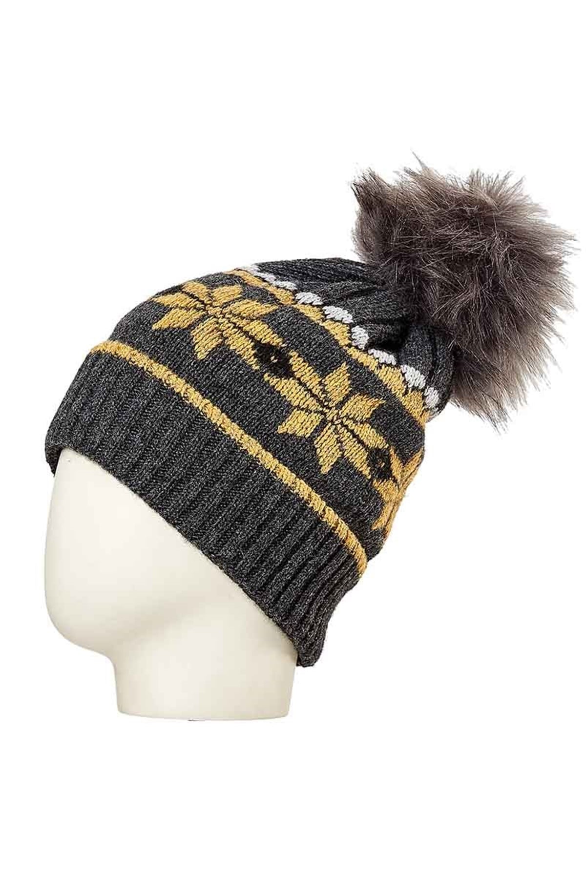 Bayan Yün Bere 24891 - Antrasit