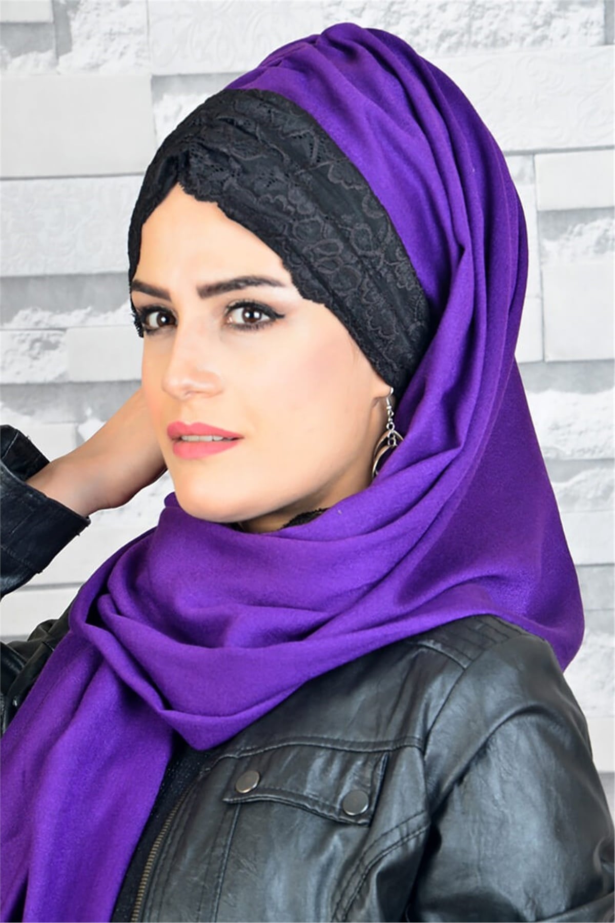 Büzgülü Bandana Pratik Bone Şal BND6006