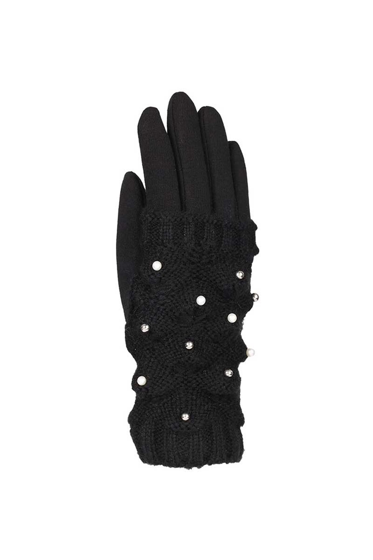 Çift Katlı Tasarım Eldiven 82601-3 - Siyah