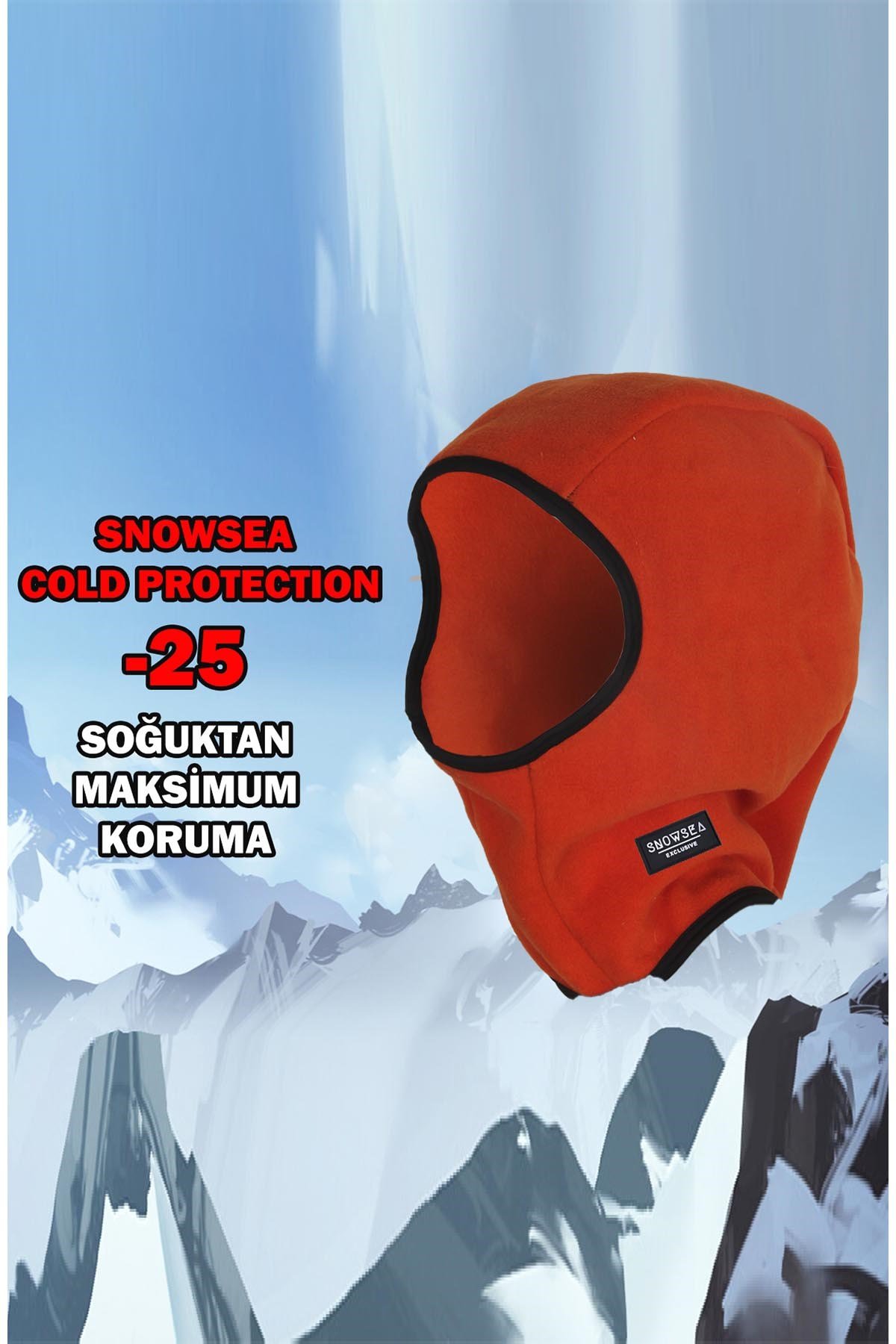 Cold Protection -25 Soğuktan tam Koruma Snowsea Maske