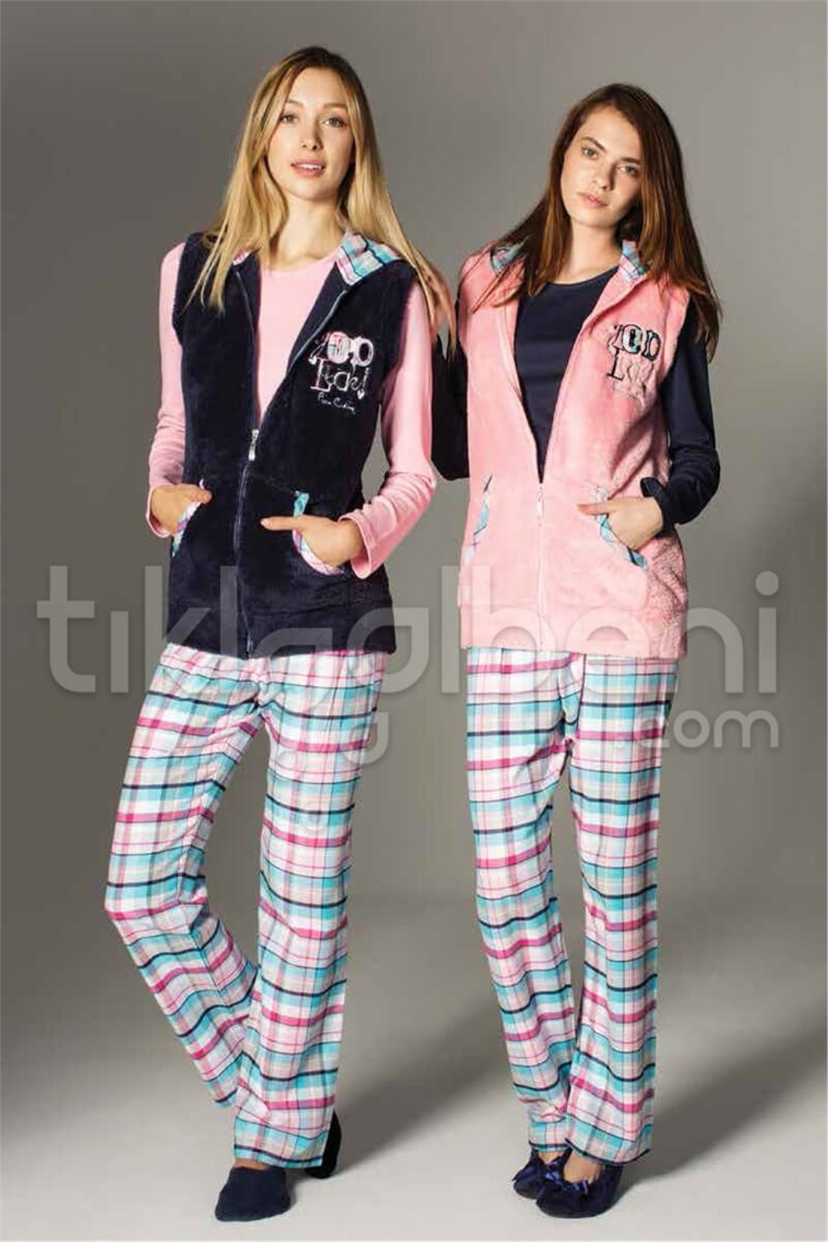 Pierre Cardin 3046 Bayan 3'Lü Pijama Takımı