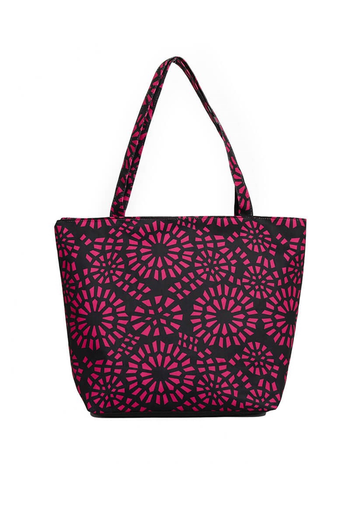 Desenli Havuz Çantası A666 - Gül Kurusu