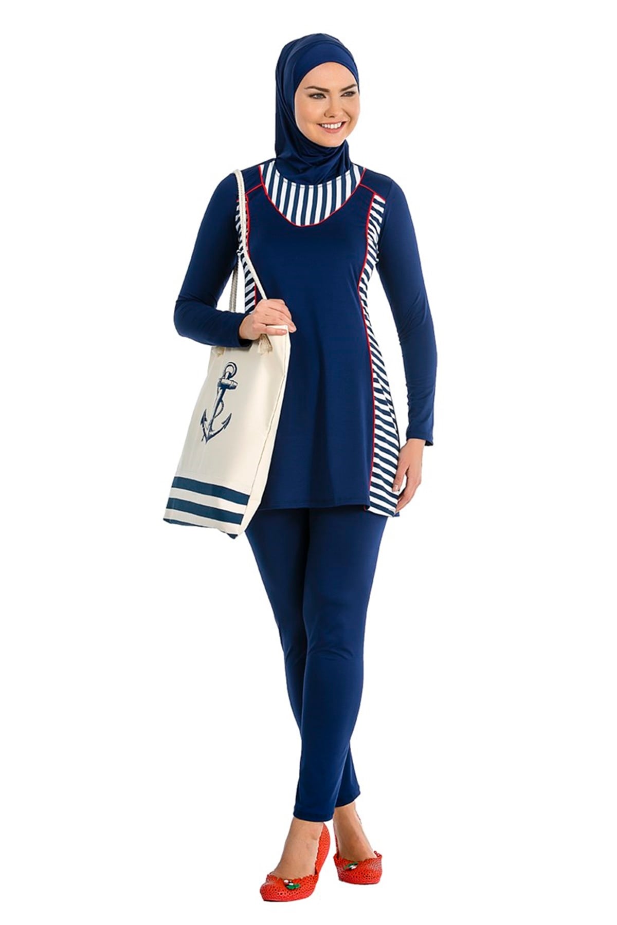 Büyük Beden Tam Tesettür Mayo Armes 306937 - 02