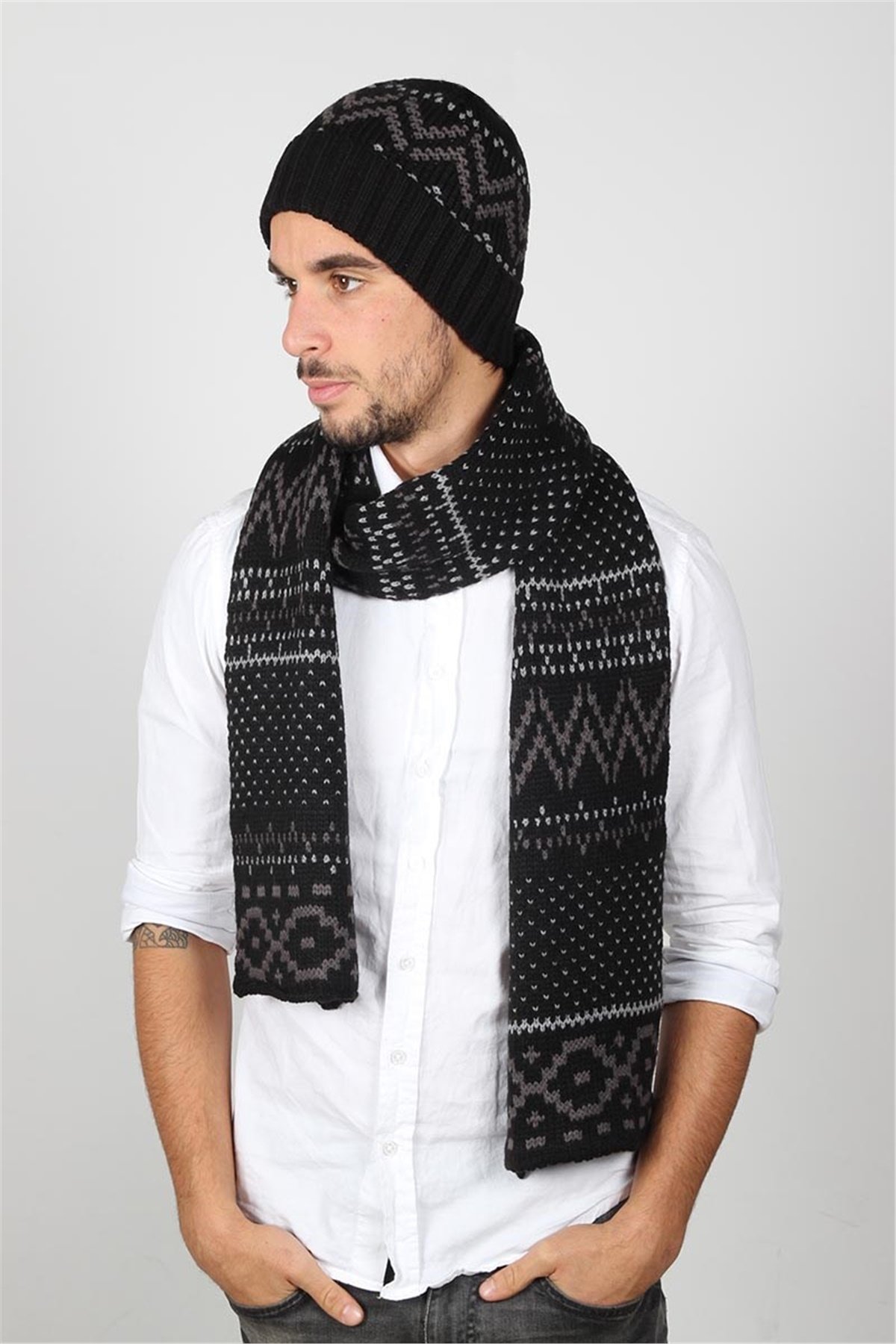 Erkek Atkı Bere  2'li Takım - Colin 13552